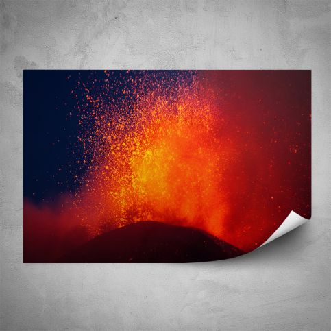 Plakát - Chrlící sopka (60x40 cm) - PopyDesign - Popydesign