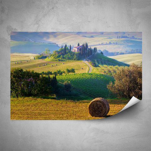 Plakát - Domek na kopci (60x40 cm) - PopyDesign - Popydesign