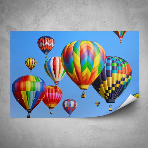 Plakát - Horkovzdušné balóny (60x40 cm) - PopyDesign - Popydesign