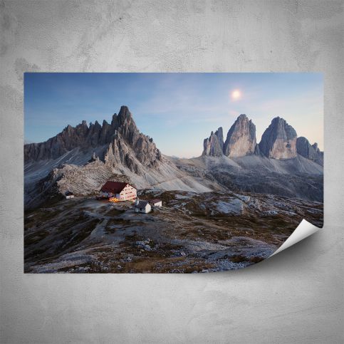 Plakát - Horská chatka (60x40 cm) - PopyDesign - Popydesign