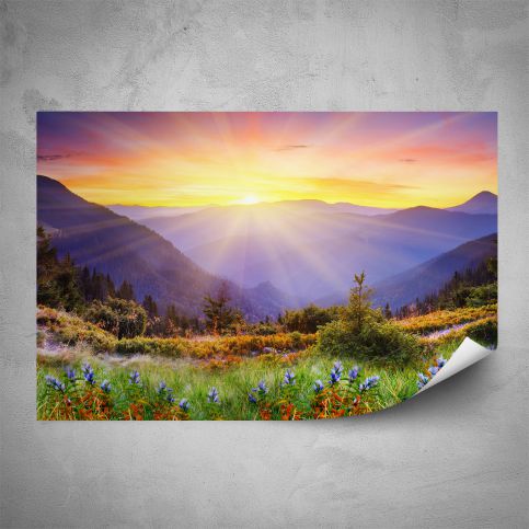 Plakát - Horská krajina (60x40 cm) - PopyDesign - Popydesign
