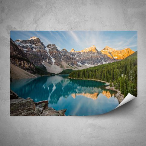 Plakát - Jezero v horách (60x40 cm) - PopyDesign - Popydesign
