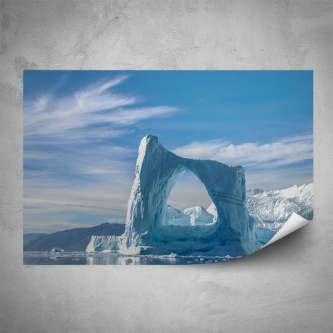 Plakát - Ledovcové okno (60x40 cm) - PopyDesign - Popydesign