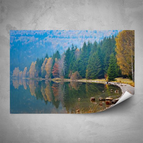 Plakát - Lesní jezero (60x40 cm) - PopyDesign - Popydesign