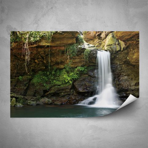 Plakát - Lesní vodopád 2 (60x40 cm) - PopyDesign - Popydesign