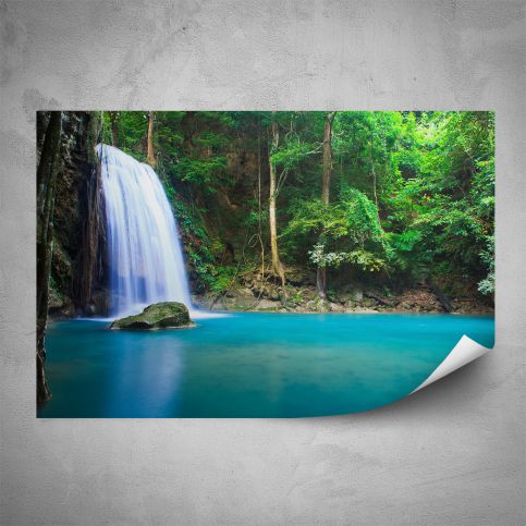 Plakát - Lesní vodopád (60x40 cm) - PopyDesign - Popydesign