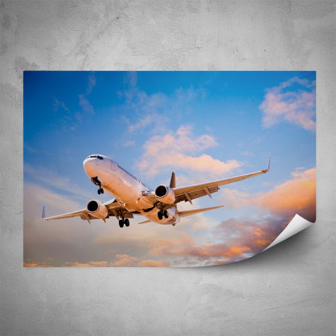 Plakát - Letadlo při přistání (60x40 cm) - PopyDesign - Popydesign