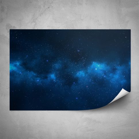 Plakát - Modrá záře (60x40 cm) - PopyDesign - Popydesign