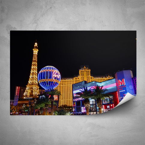 Plakát - Noční Las Vegas (60x40 cm) - PopyDesign - Popydesign