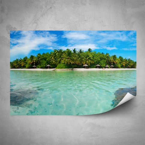 Plakát - Ostrov v moři (60x40 cm) - PopyDesign - Popydesign