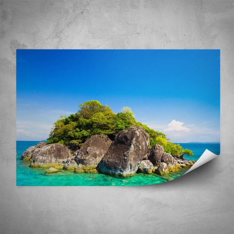 Plakát - Ostrůvek v moři (60x40 cm) - PopyDesign - Popydesign