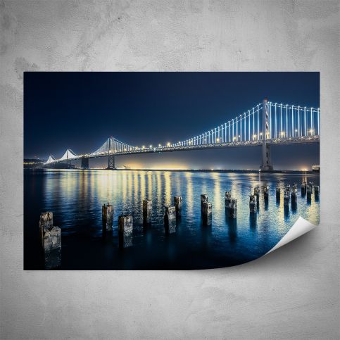 Plakát - Osvětlený most (60x40 cm) - PopyDesign - Popydesign