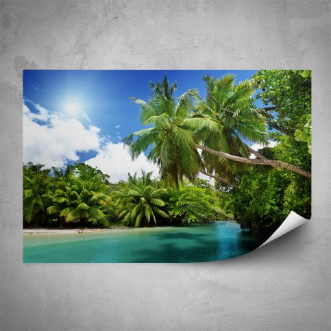 Plakát - Palmový záliv (60x40 cm) - PopyDesign - Popydesign