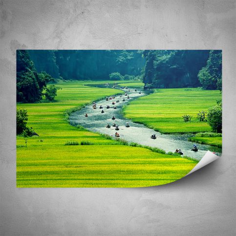Plakát - Plavba po řece (60x40 cm) - PopyDesign - Popydesign