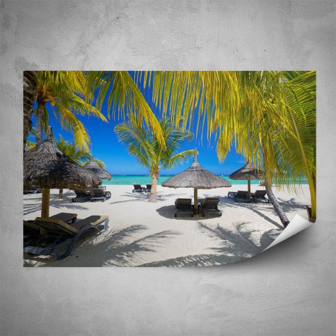 Plakát - Pláž v Karibiku (60x40 cm) - PopyDesign - Popydesign