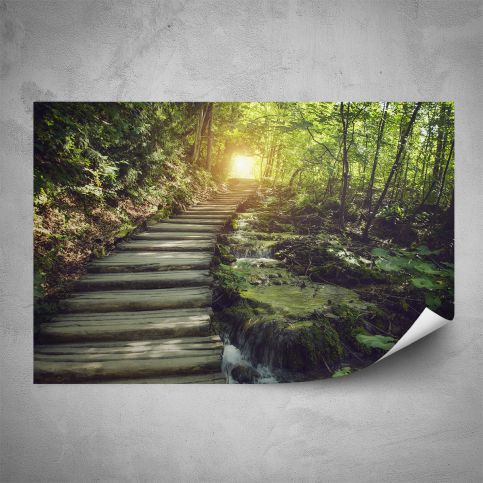 Plakát - Přírodní schody (60x40 cm) - PopyDesign - Popydesign