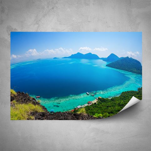 Plakát -  Průzračné moře (60x40 cm) - PopyDesign - Popydesign