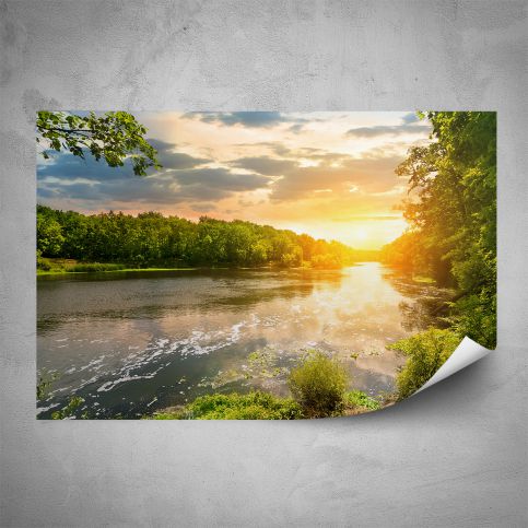 Plakát - Řeka v záři slunce (60x40 cm) - PopyDesign - Popydesign