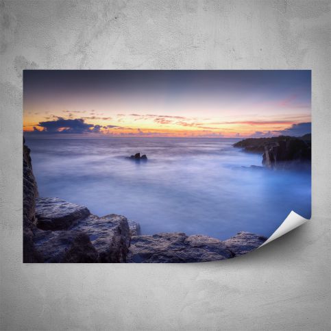 Plakát - Skalní útes v mlze (60x40 cm) - PopyDesign - Popydesign