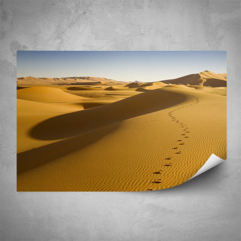 Plakát - Stopy v poušti (60x40 cm) - PopyDesign - Popydesign