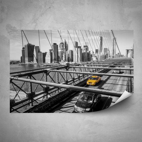 Plakát - Taxi na mostě (60x40 cm) - PopyDesign - Popydesign