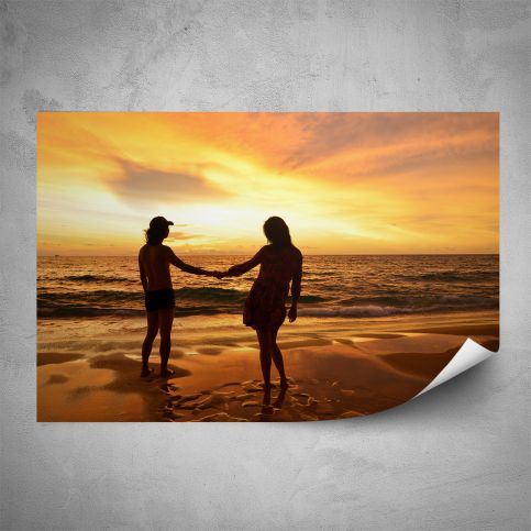 Plakát - Zamilovaný pár (60x40 cm) - PopyDesign - Popydesign