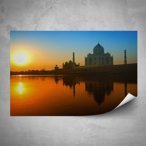 Plakát - Západ slunce nad Taj Mahal (60x40 cm) - PopyDesign - Popydesign