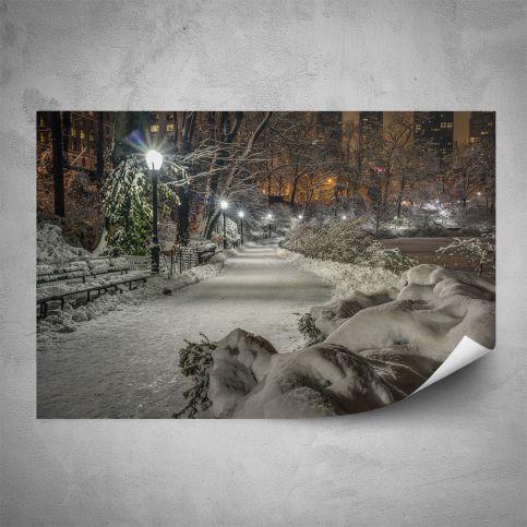 Plakát - Zima v parku (60x40 cm) - PopyDesign - Popydesign