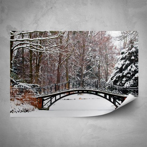 Plakát - Zimní most (60x40 cm) - PopyDesign - Popydesign