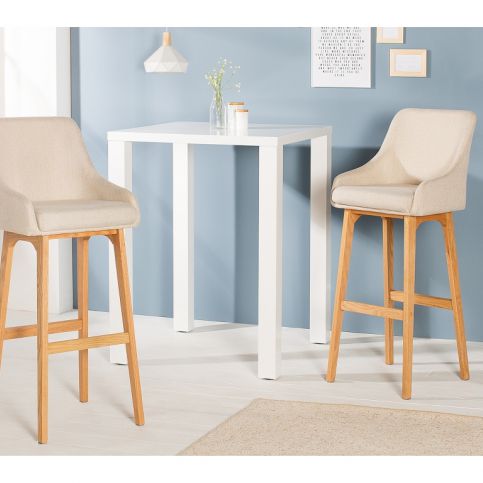 INV Barová židle Epsi béžová-strukturovaná - Design4life