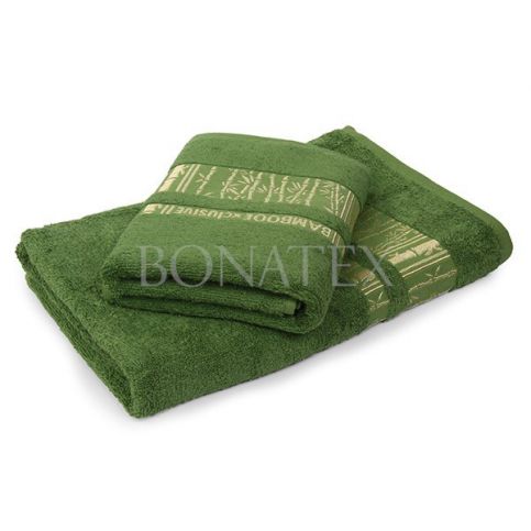 Bambusový ručník Jambi tmavě zelený - Bonatex.cz