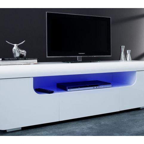 INV Televizní stolek Amcubo150cm LED bílá - Design4life