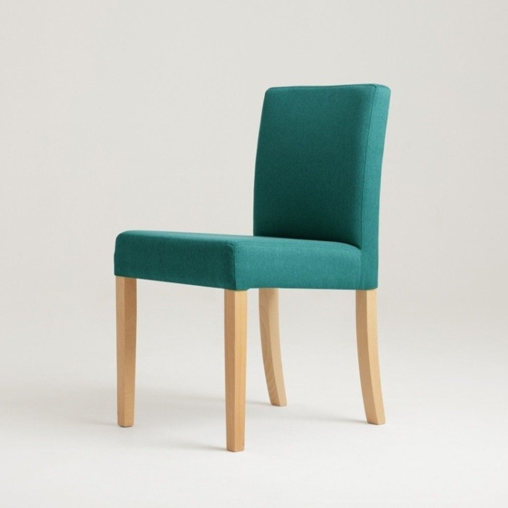 Tyrkysová židle s přírodními nohami Custom Form Wilton - Bonami.cz