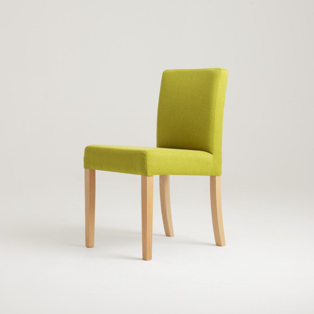Zelená židle s přírodními nohami Custom Form Wilton - Bonami.cz