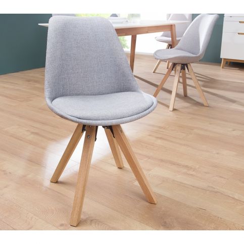 INV Jídelní židle Epsi Tessile světle šedá - Design4life