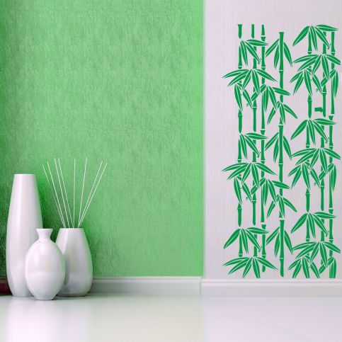 Samolepka na zeď - Bambus - 90x42 cm - PopyDesign - Popydesign