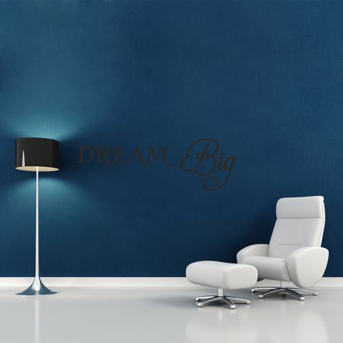 Samolepka na zeď - Dream Big nápis - 60x20 cm - PopyDesign - Popydesign