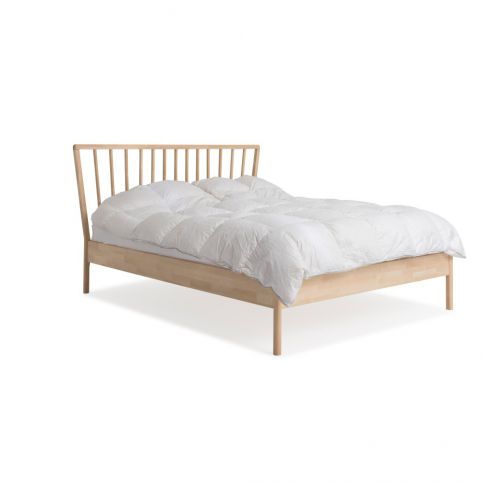 Ručně vyráběná postel z masivního březového dřeva Kiteen Melodia, 160 x 200 cm - Bonami.cz