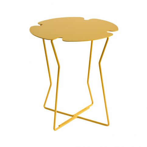 Žlutý odkládací stolek MEME Design Corolla - Bonami.cz