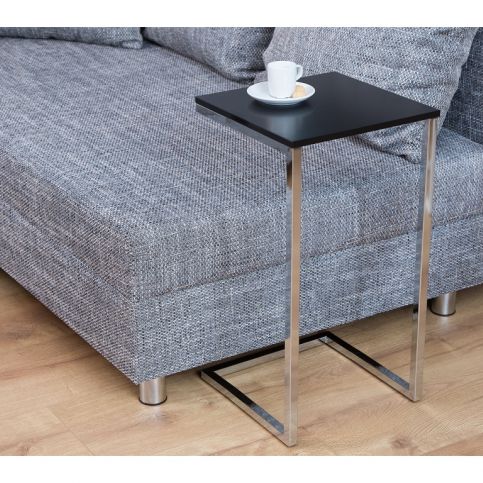 INV Odkládací stolek Prost 60cm černá-stříbrná - Design4life