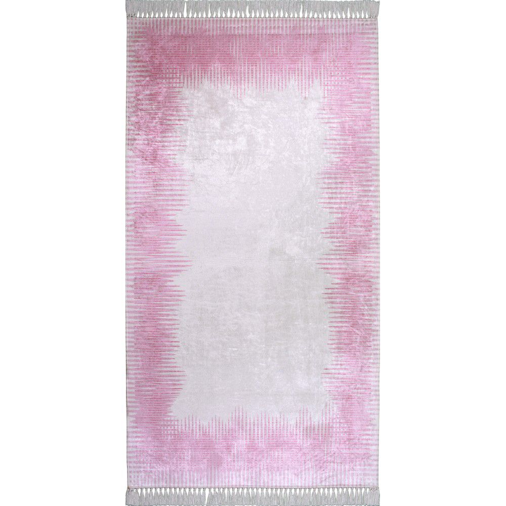 Růžovošedý koberec Vitaus Hali Pudra, 80 x 150 cm - Bonami.cz
