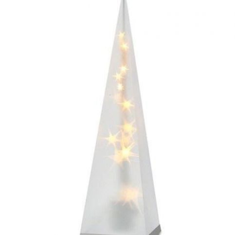 Solight Solight LED vánoční pyramida, 3D efekt světla, 45cm, 3 x AA, teplá bílá - Favi.cz