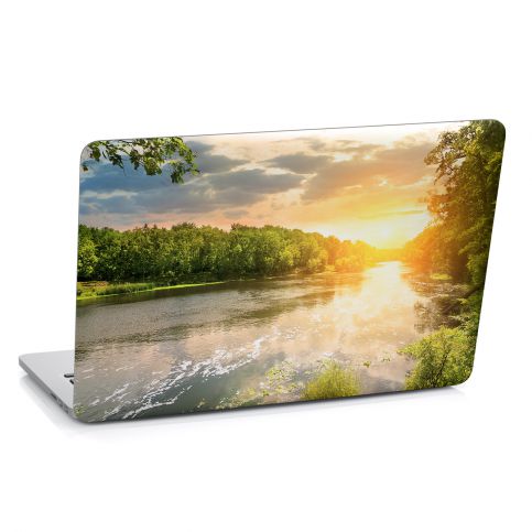 Samolepka na notebook - Pohled na řeku (29x20 cm) - PopyDesign - Popydesign