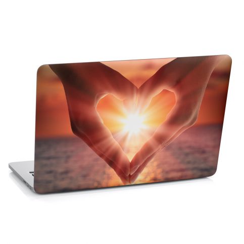 Samolepka na notebook - Srdce (29x20 cm) - PopyDesign - Popydesign