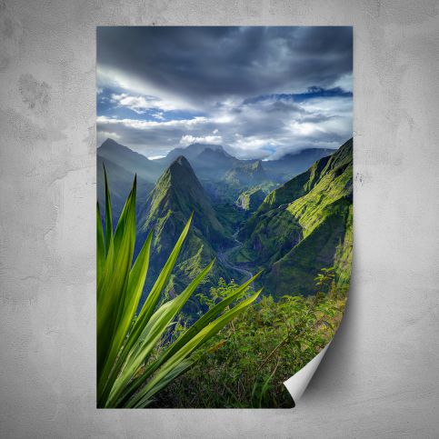 Plakát - Krajina na horách (80x120 cm) - PopyDesign - Popydesign