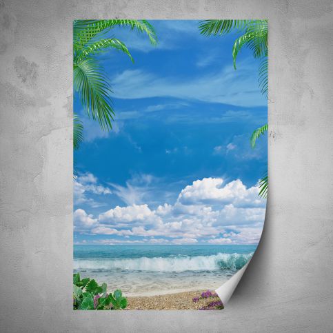 Plakát - Vlny na pláži (80x120 cm) - PopyDesign - Popydesign