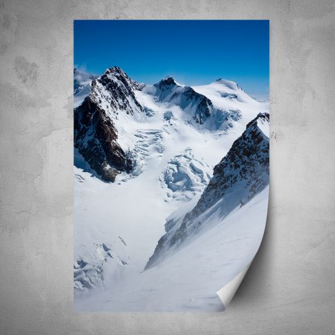 Plakát - Zasněžené hory (80x120 cm) - PopyDesign - Popydesign