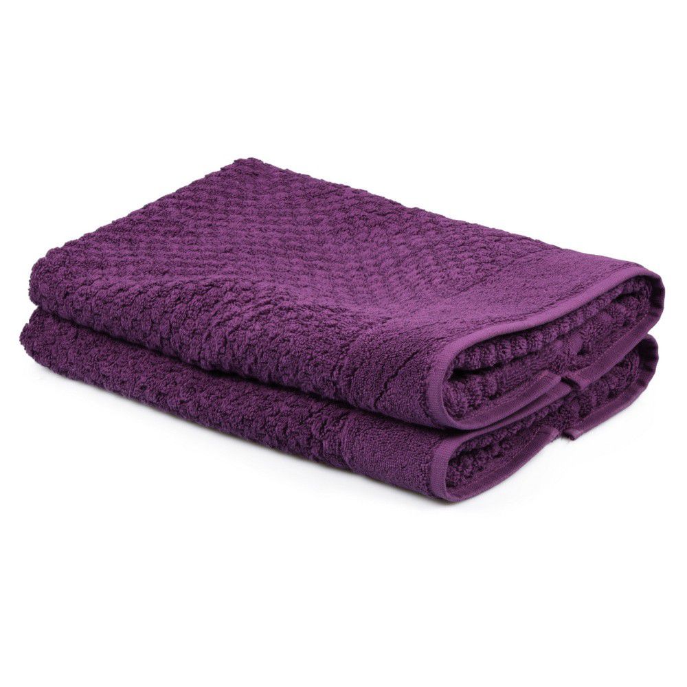 Sada 2 fialových ručníků ze 100% bavlny Mosley, 50 x 80 cm - Bonami.cz