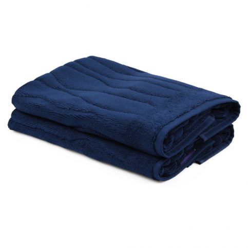 Sada 2 tmavě modrých ručníků ze 100% bavlny Gartex, 50 x 75 cm - Bonami.cz