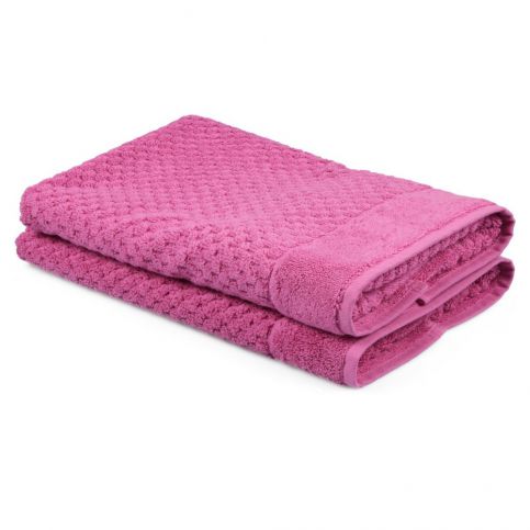 Sada 2 tmavě růžových ručníků Beverly Hills Polo Club Mosley, 50 x 80 cm - Bonami.cz
